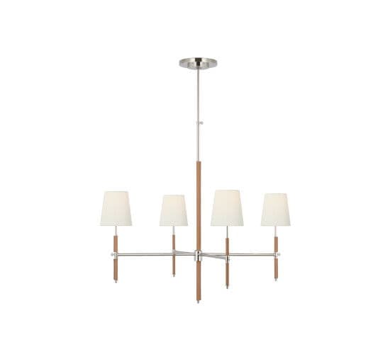 Bryant Wrapped Chandelier Nickel L