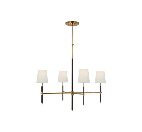 Bryant Wrapped Chandelier Brass L