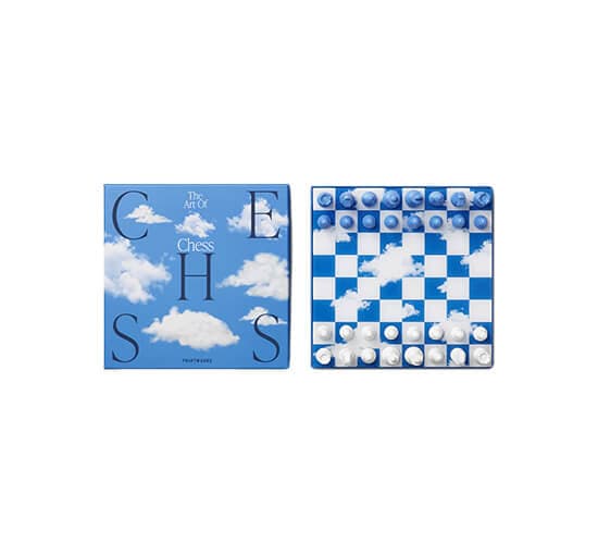 Clouds Chess Blue/White