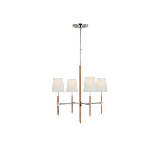 Bryant Wrapped Chandelier Polished Nickel S