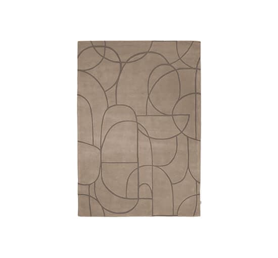 Modern Abstract teppe beige